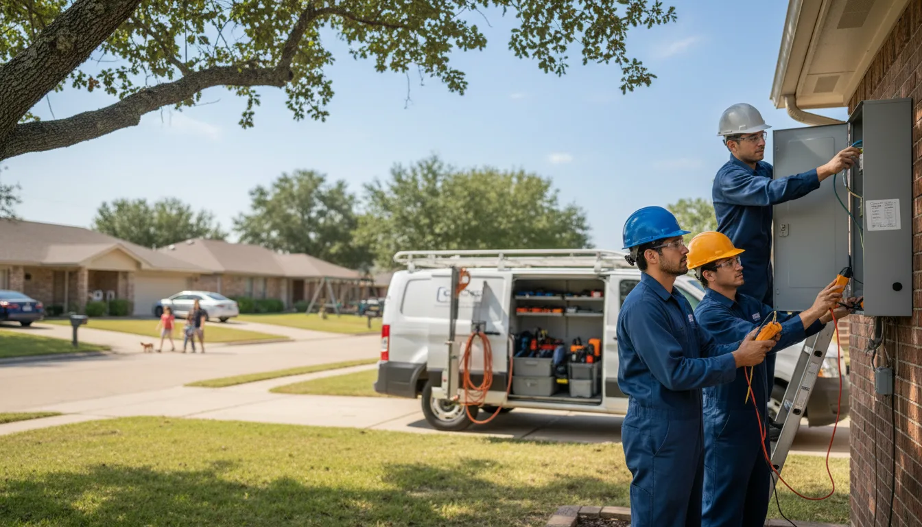 Certified electrician providing emergency electrical services in Wampum, PA